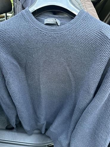 Мужской свитер, Massimo Dutti, L, цвет - Синий — 2