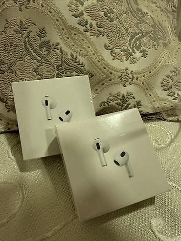 iphone nausnik: Apple AirPods (şəkillərdə Pro və 3‑cü nəsil modelləri) Xüsusiyyətlər — 4