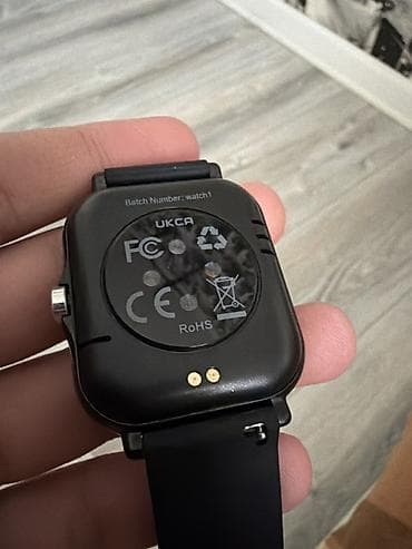 mi band 7 pro: Ağıllı saat – kvadrat korpuslu, toxunma ekranlı, qara rəngli silikon — 2