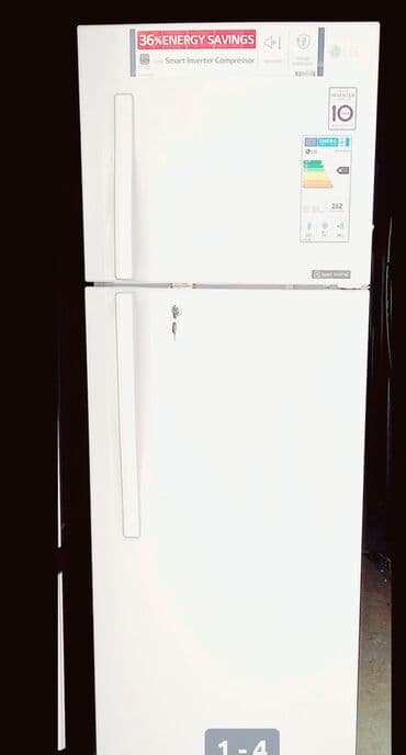 İşlənmiş 2 qapılı LG Soyuducu Satılır, rəng - Ağ, Təkərli