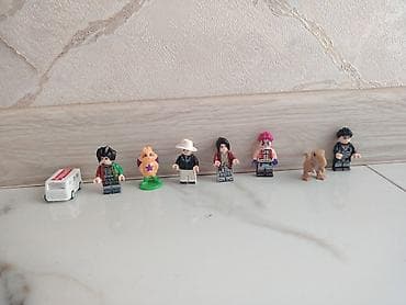 lego konstruktor: Quruluş fiqurları və aksesuarlar dəsti 5 ədəd demon slayer fiquru — 1