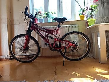 Olympia dağ velosipedi – tam amortizasiya (ön çəngəl və arxa yaylı
