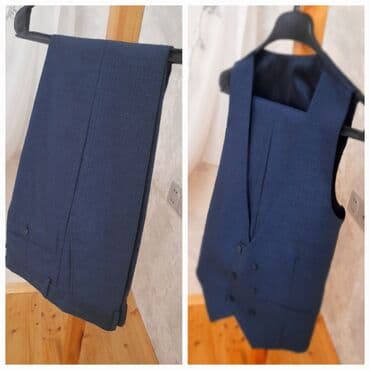 прокат мужских костюмов в баку: Мужской костюм, Демисезон, M, цвет - Синий — 2