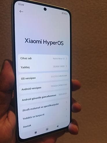 redmi note 14s: Redmi 128 GB, rəng - Yaşıl, Sensor — 5