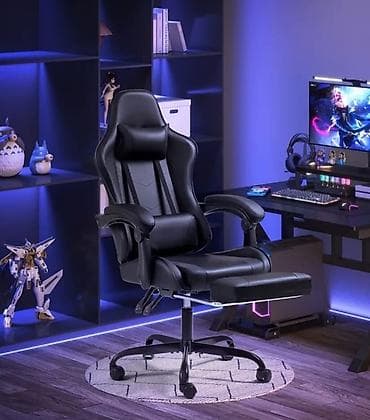 ofis kreslosu: Təkərli, Qolları tənzimlənmir, Süni dəri — 3