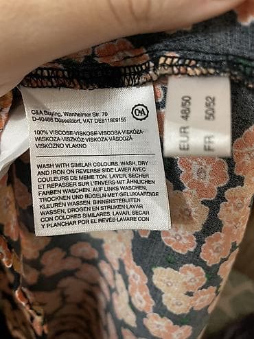 elbise: Платье рубашка с поясом размер ххл одето один раз 100% вискоза длина — 3