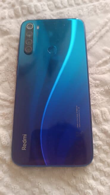xiaomi redmi note 8 qiyməti: Redmi Note 8 (2021), 64 GB, rəng - Mavi, Barmaq izi, İki sim kartlı, Face ID — 2