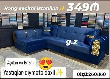 2020 divan modelleri: Künc divan, Yeni, Açılan, Bazalı, Parça, Şəhərdaxili pulsuz çatdırılma — 1