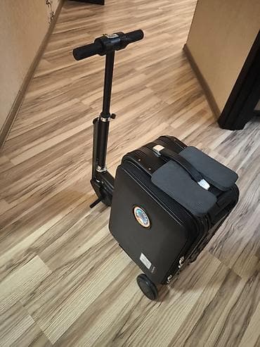scooter icaresi: Elektrikli skuter‑çemodan (rideable luggage) - 2‑i 1‑də dizayn — 4