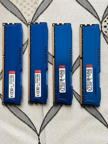 Masaüstü kompüterlər və komponentlər: Operativ yaddaş (RAM) Kingston, 32 GB, 1600 Mhz, DDR3, PC üçün, Yeni — 3