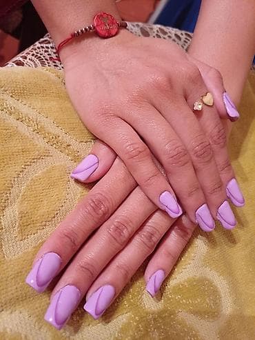 sade dirnaq sekilleri: Evdə Manikür və gel-lak xidməti - Klasik və aparatsız manikür - — 10