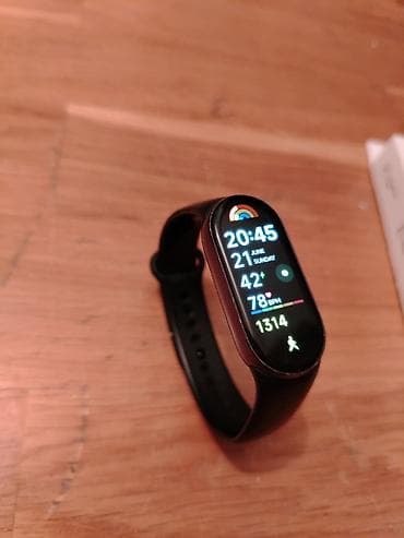 sazz wifi: İşlənmiş, Smart qolbaq, Xiaomi, Bildirişlər, rəng - Qara — 3