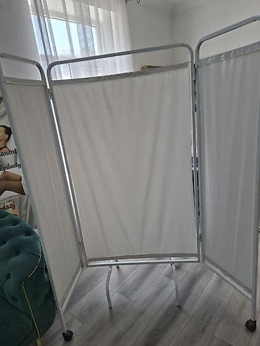 paravan: Üç bölməli mobil paravan (ekran). - Təyinat: salon, spa — 2