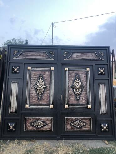 avtomat darvazalar: Eni-3 Hündürlük 2.60 Şveller-8diy Profil 40/40 Qalın List-2liy — 6