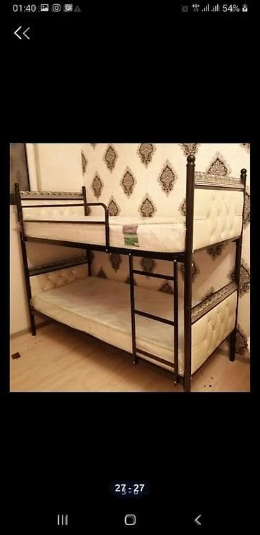 Yeni, İkinəfərlik çarpayı, Bazasız, Matrassız, Siyirməsiz, Azərbaycan — 9