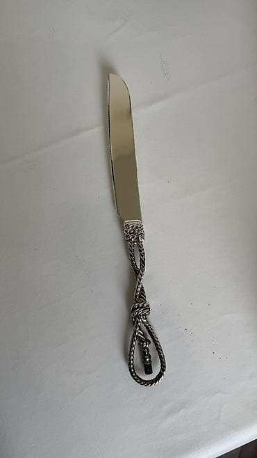 bıçaq kepenek: 🇦🇿 Orchid desert dəsti — tort üçün bıçaq, spatula və salfet halqaları — 2