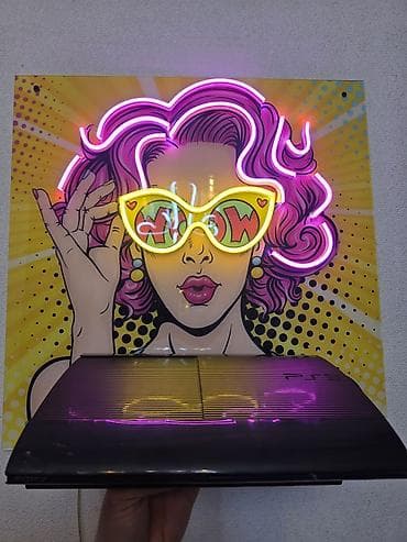 🔥 PS3 Super Slim 500GB + 3 ORİJİNAL PULT + 60 OYUN 🔥 İDEAL VƏZİYYƏT – — 3