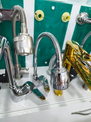 mətbəx kafeli: Mətbəx və vannalar üçün çevik hortumlu qarışdırıcı kranlar - 360° — 1