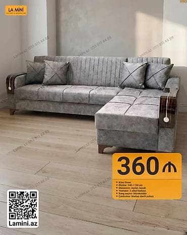 Künc divan, Açılan, Bazalı, Parça, Şəhərdaxili pulsuz çatdırılma — 1