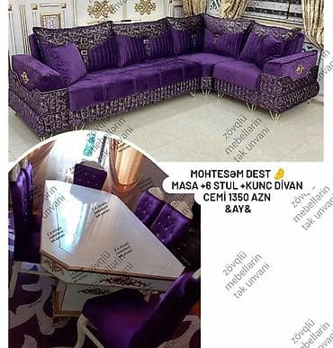 *stol stul* *masa desti* *kunc divan* Mohtesəm endirim paketi 👌