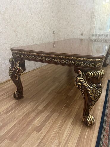 sam: Qonaq masası, İşlənmiş, Açılmayan, Taxta — 1