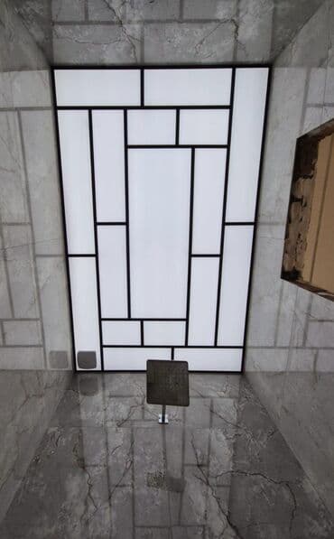 asma tavanlar hamam: Asma tavan, Şüşə, Suyadavamlı, Pulsuz çatdırılma, Pulsuz quraşdırma, Zəmanətli — 7