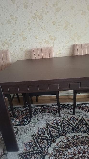 Для гостиной, Нераскладной, Прямоугольный стол