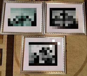 rəsm seti: Çərçivə 40 x 50 sm, Taxta — 1