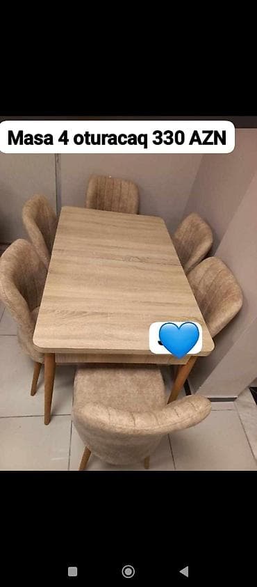Masa və oturacaq dəstləri