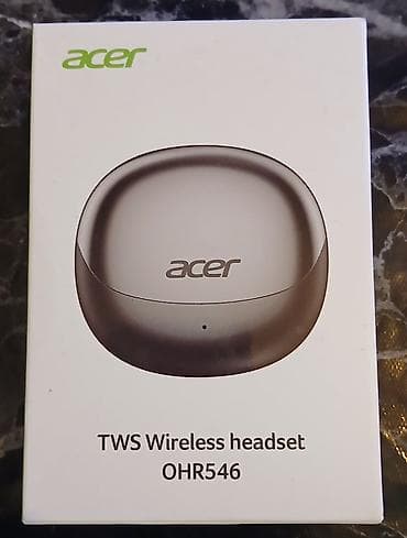 Acer TWS Wireless Headset OHR546 - Ultra aşağı gecikmə: Wireless 5.4