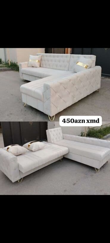 угловые диваны в баку: Угловой диван, Раскладной, Ткань — 28