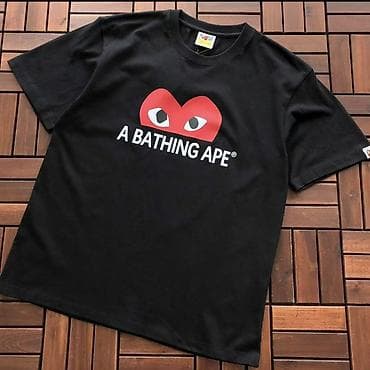 A BATHING APE qısaqol tişört - Model: Classic “A BATHING APE” ön — 3