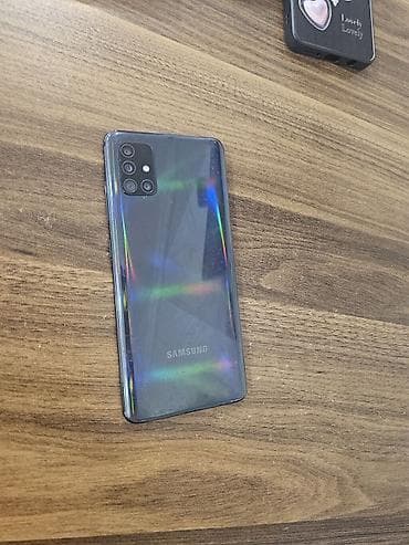 Samsung Galaxy A51 5G, 64 GB, rəng - Qara, Düyməli, Barmaq izi, İki sim kartlı