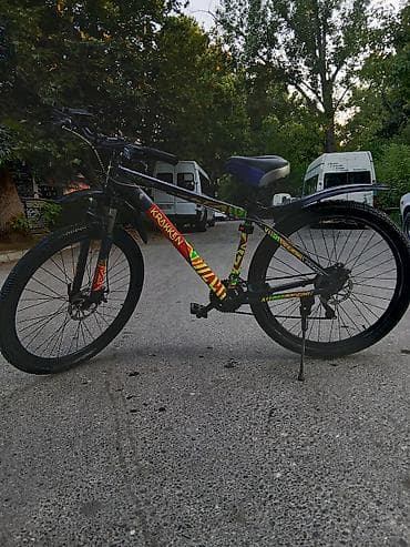 velosiped kameri: Kraken brendli dağ velosipedi - Güclü polad/alüminium tipli çərçivə — 2