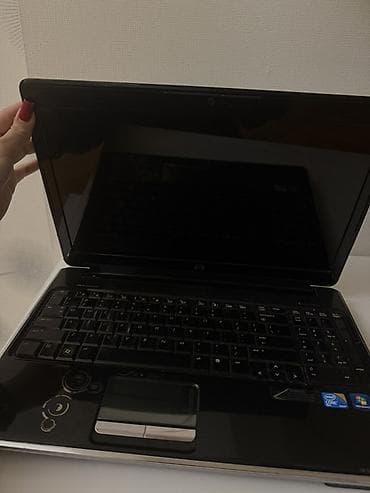 HP Pavilion dv6 seriyalı noutbuk - Korpus: qara, parlaq səth — 2