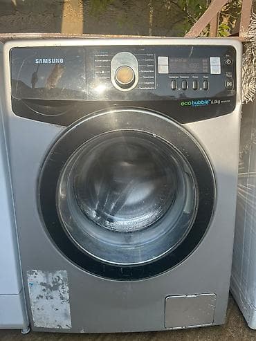 Elektronika: Samsung paltaryuyan maşın – EcoBubble 6.0 kg - Ön yükləməli — 1