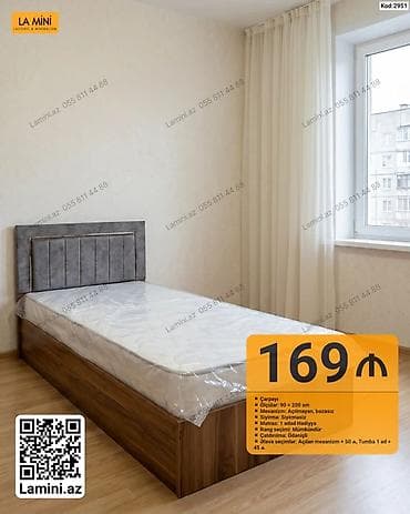 Çarpayı – Kod: 2951 - Ölçü: 90 × 200 sm - Mexanizm: Açılmayan — 1