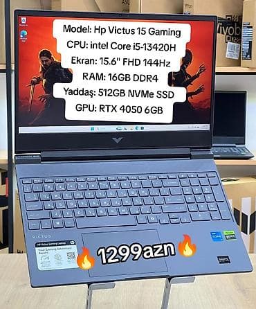 HP: HP Victus, 15.6 ", Intel Core i5, 512 GB — 1
