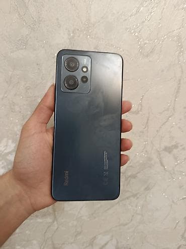 Redmi Note 12, 256 GB, rəng - Qara, Sensor, Barmaq izi, İki sim kartlı