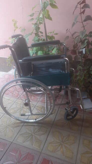 əlillər üçün: Manual əlil arabası - Konstruksiya: xromlaşdırılmış metal karkas — 1