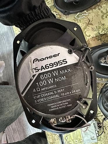 note 14 pro: Avtomobil üçün tam audio dəsti Komplekt: - Pioneer TS-A6978S 6"x9" — 6