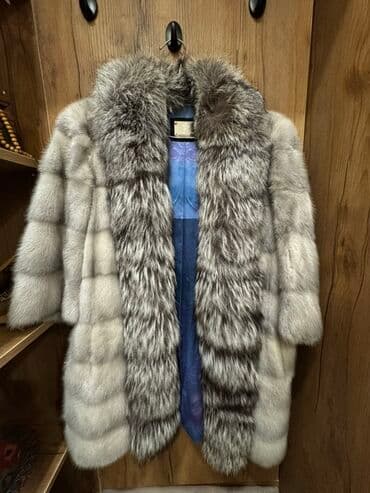 Karolina Valiant markalı lüks xəz paltosu - Model: qısa/orta