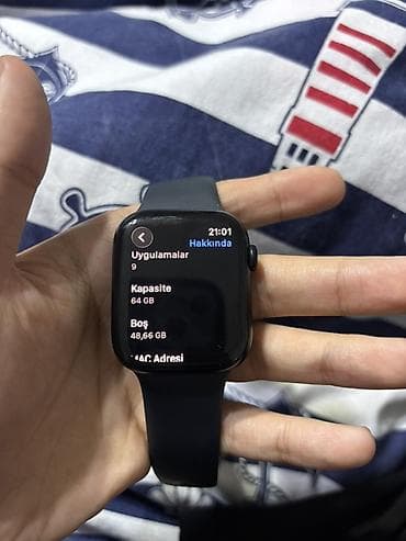 soel parfum unvanlar: Smart saat, Apple, Suya davamlı, rəng - Qara — 4