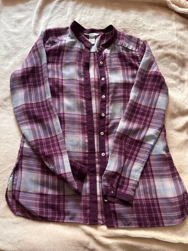 черная шифоновая рубашка: H&M kpynək 1 dəfə geynilib 5 azn — 1