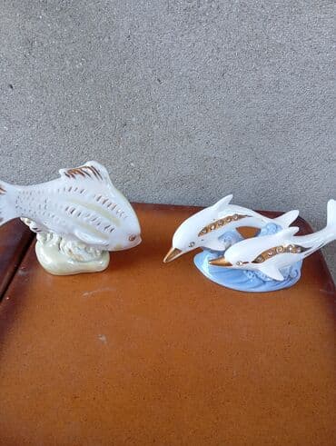 Fiqur, Keramika, rəng - Ağ