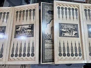 3 azn das ve zerler Taxta nərd taxtası – “Qız Qalası” dizaynı -