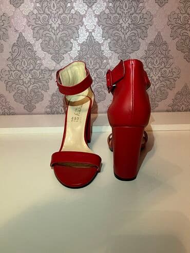 basanoşkalar 2024: Ölçü: 40, rəng - Qırmızı, İşlənmiş — 2