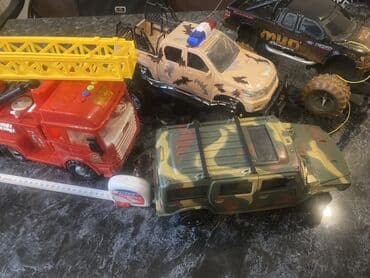 işlenmiş maşınlar: Uşaq ücün böyük maşınlar işlənmiş amma normal vəziyyətdə ünvandan — 1