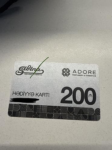 Картины и портреты: Adore / Sabina hədiyyə kartı – 200 AZN - Brendlər: Adore Perfumery — 1
