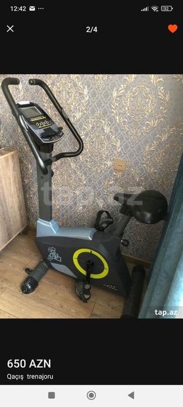 ronaldo forması real madrid: Qara və boz rənglərdə olan velosiped trenajoru. Üzərində məlumat — 1